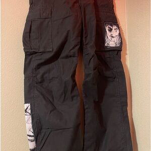 $150 supreme the crow cargo pants black size 32